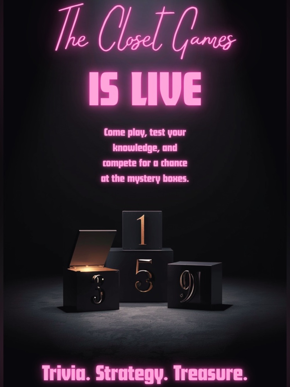 Like To Be Notified The Closet Games Live Trivia Gameshow is LIVE